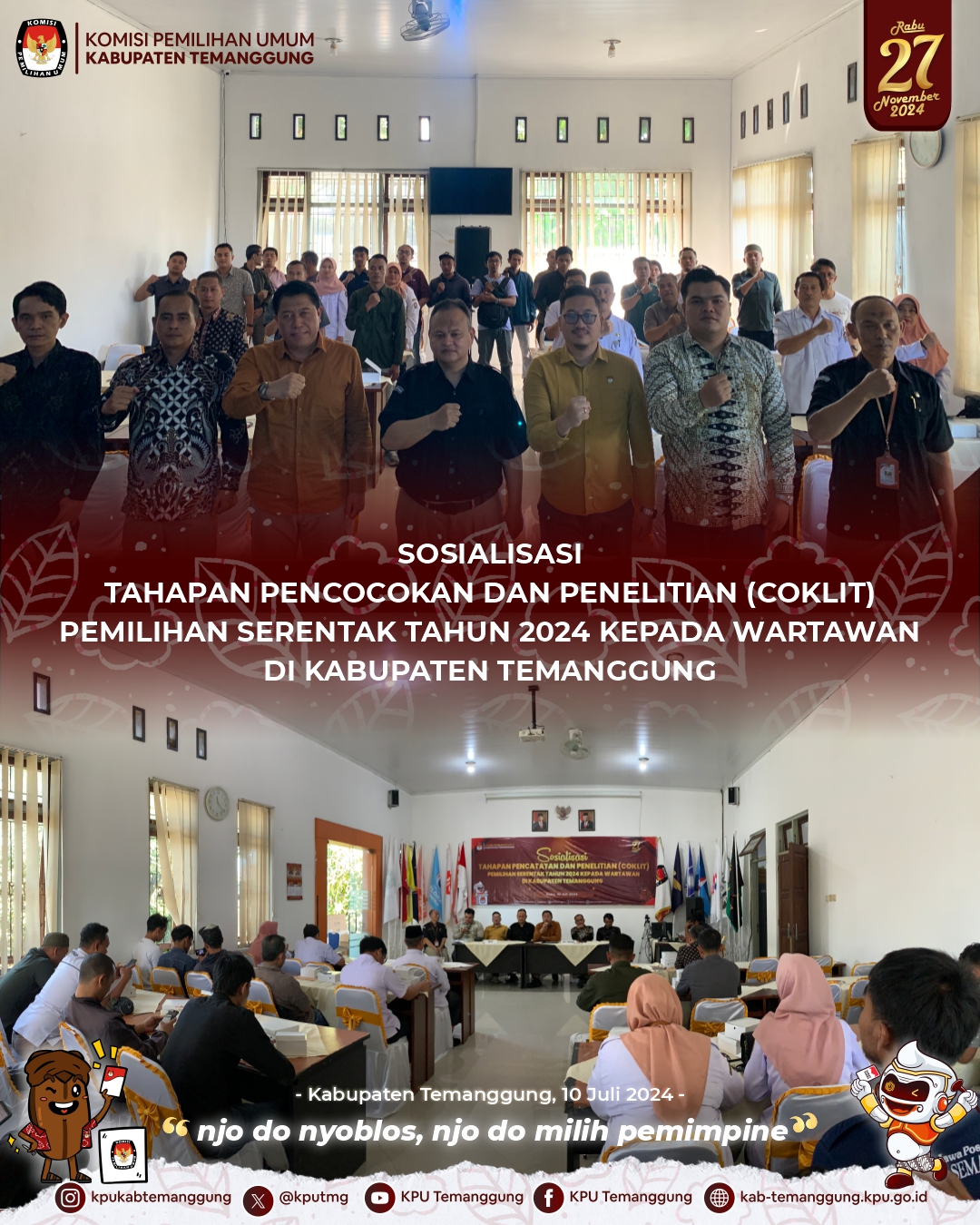 Sosialisasi Tahapan Coklit